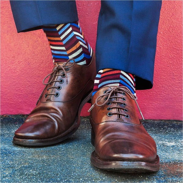 How to style your colourful and pattern socks
